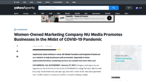 NU Media | The Women-Owned Marketing Company Promotes Businesses In The Midst Of COVID-19 Pandemic